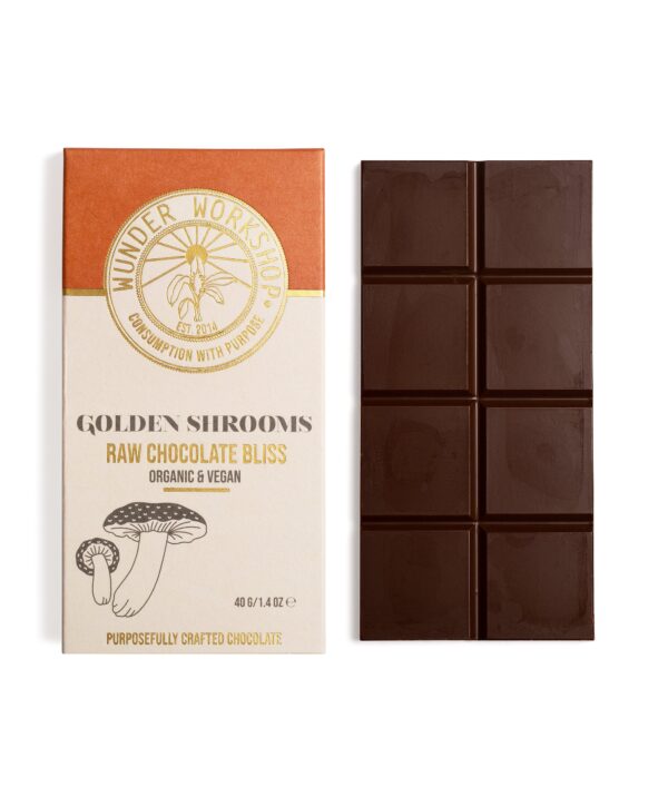 Golden shrooms raw chocolate bliss