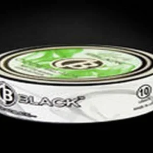Can of code black menthe premium aromatic fragrance with sleek black and mint design