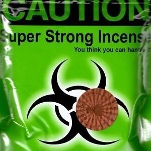 Caution super strong incense - premium aromatic sticks for a powerful fragrance