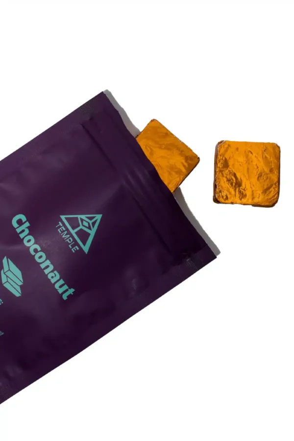 Temple Magic Mushroom Chocolate Bar packaging
